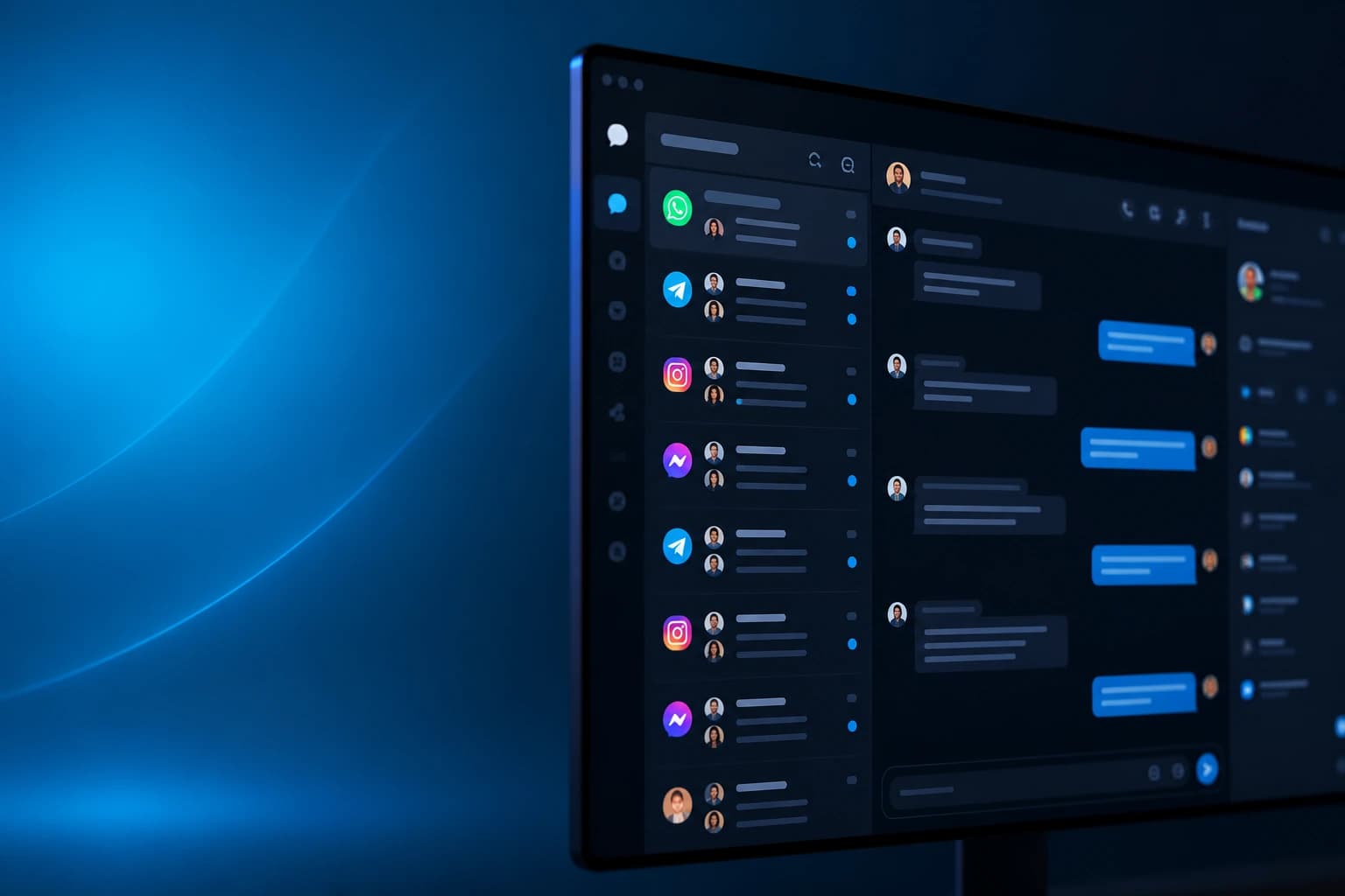 OmniChat — unified messaging inbox on desktop